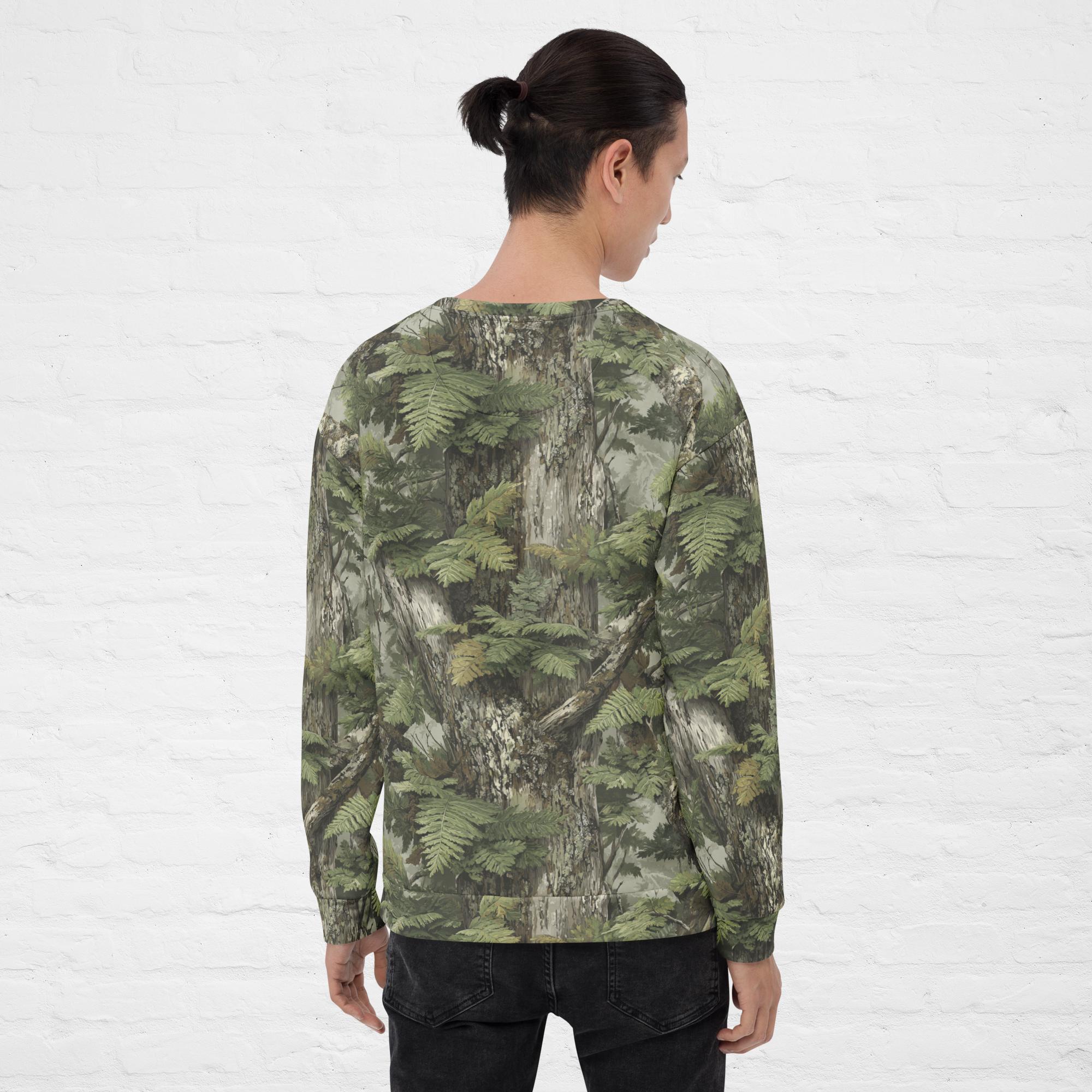 Invisiflage™ SilverFrond - Unisex Sweatshirt - Image 2
