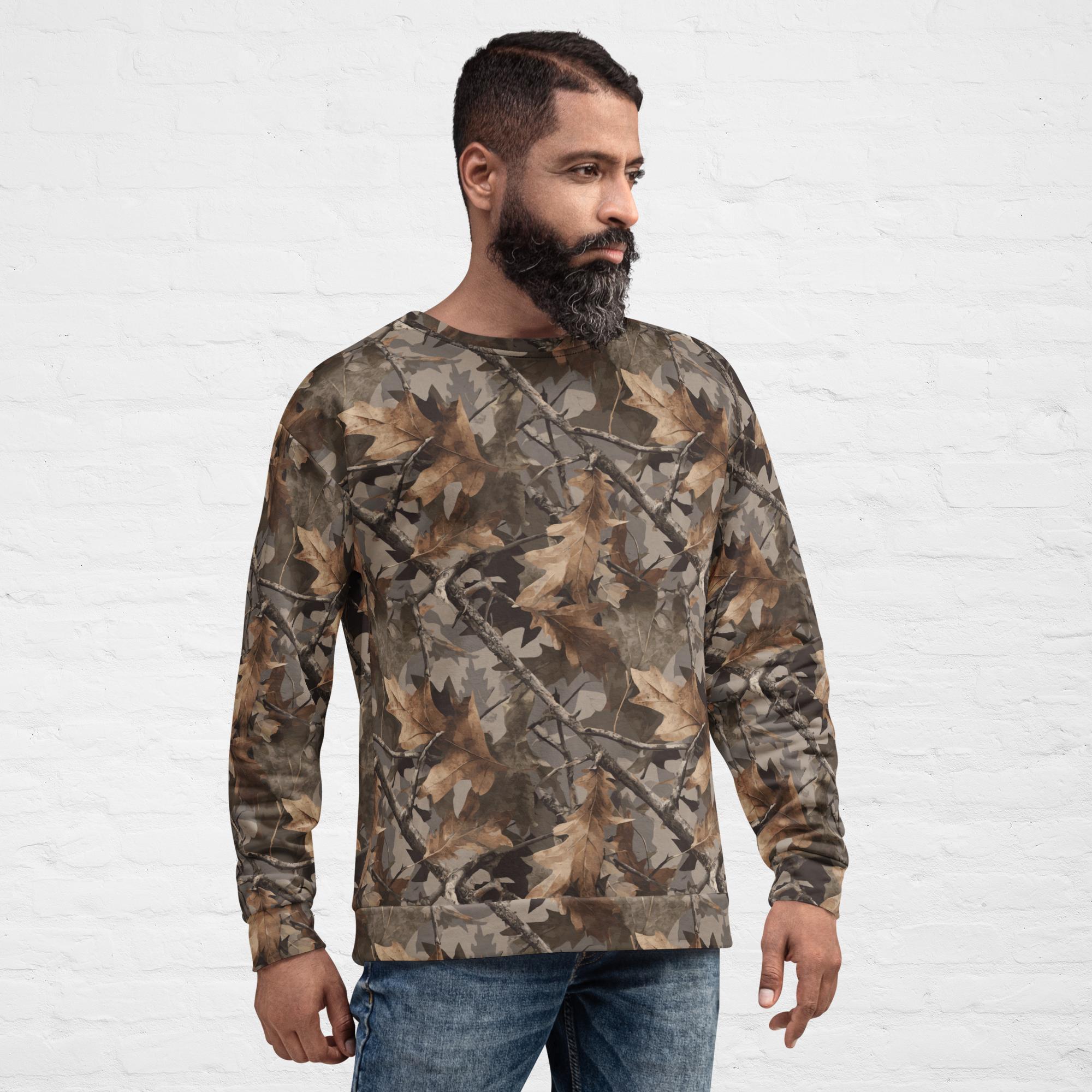 Invisiflage™ DarkenOak Camo — Unisex Sweatshirt