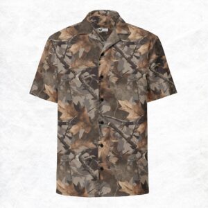 Invisiflage™ DarkenOak — Unisex Button-Up Shirt
