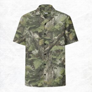 Invisiflage™ SilverFrond - Unisex Button-Up Shirt