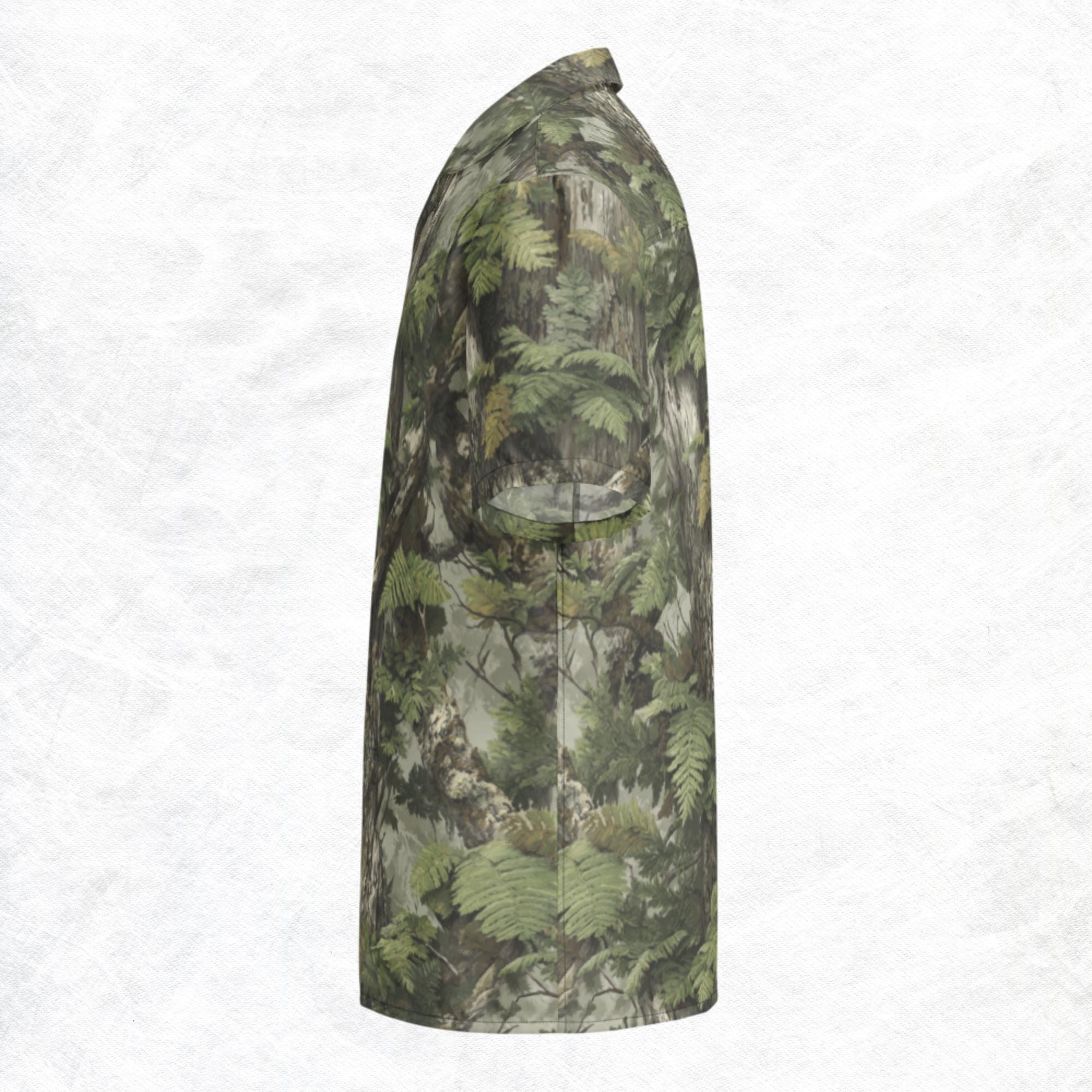 Invisiflage™ SilverFrond - Unisex Button-Up Shirt - Image 4