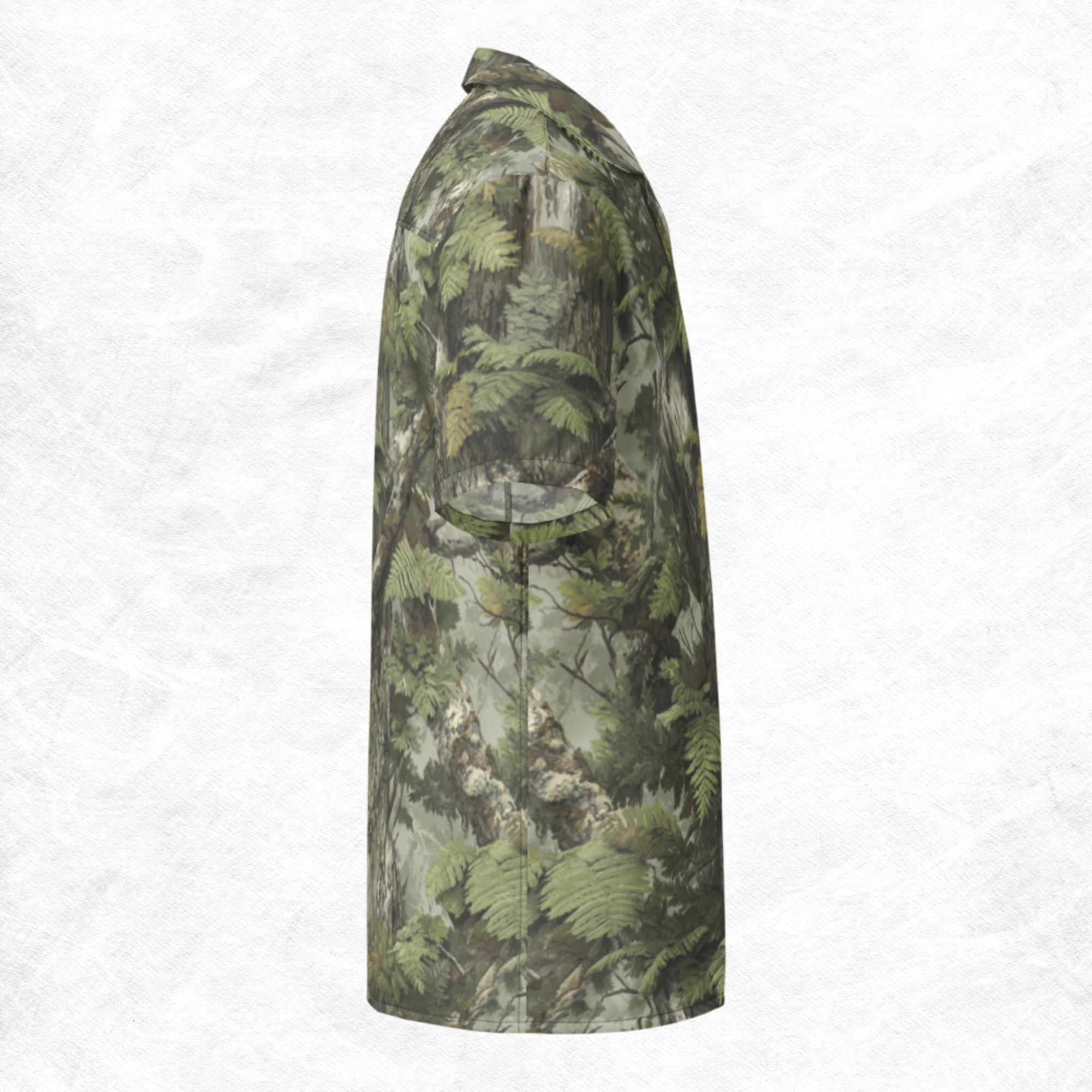 Invisiflage™ SilverFrond - Unisex Button-Up Shirt - Image 3