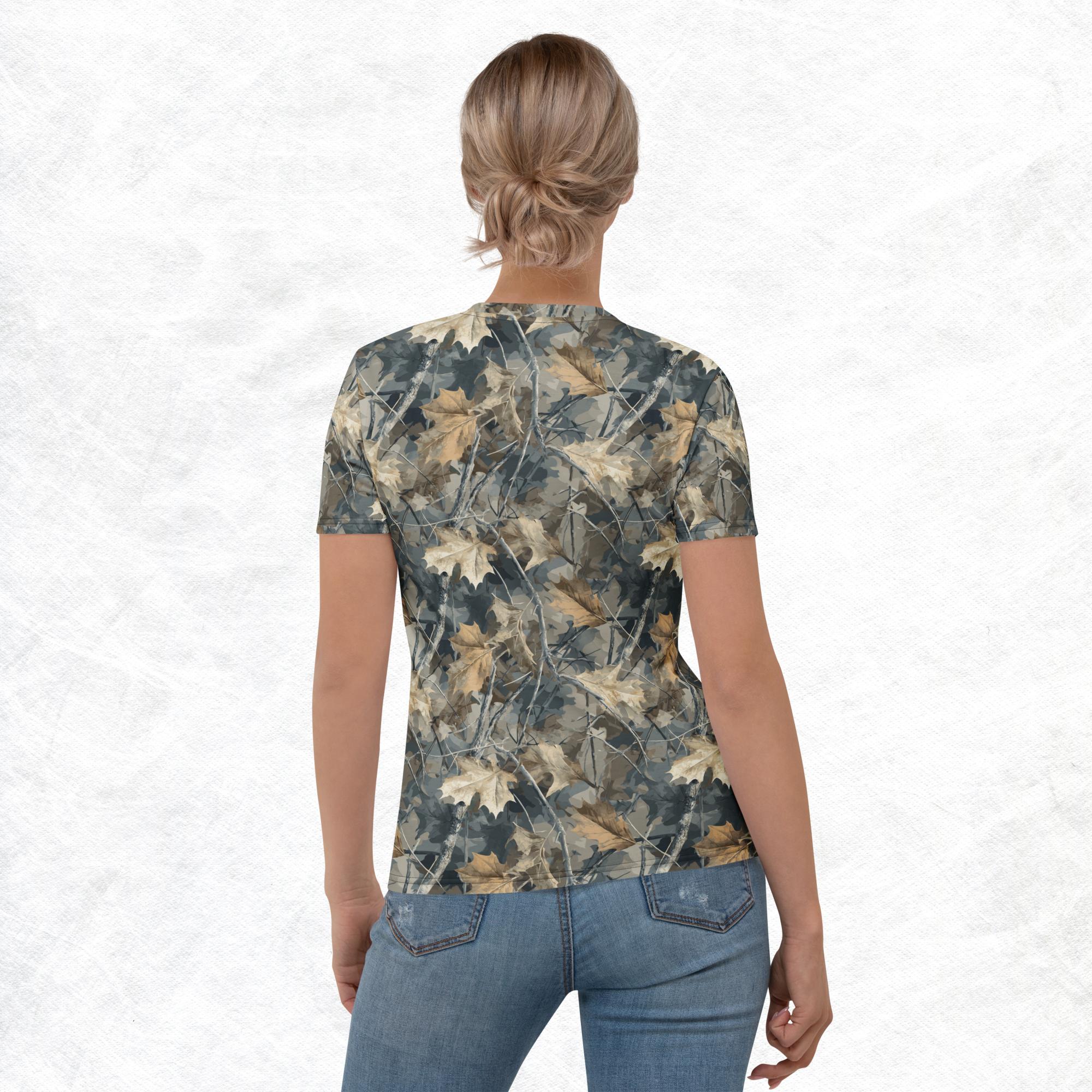 Invisiflage™ Oakenleaf Camoflage - Women’s Performance Tee Shirt - Image 2