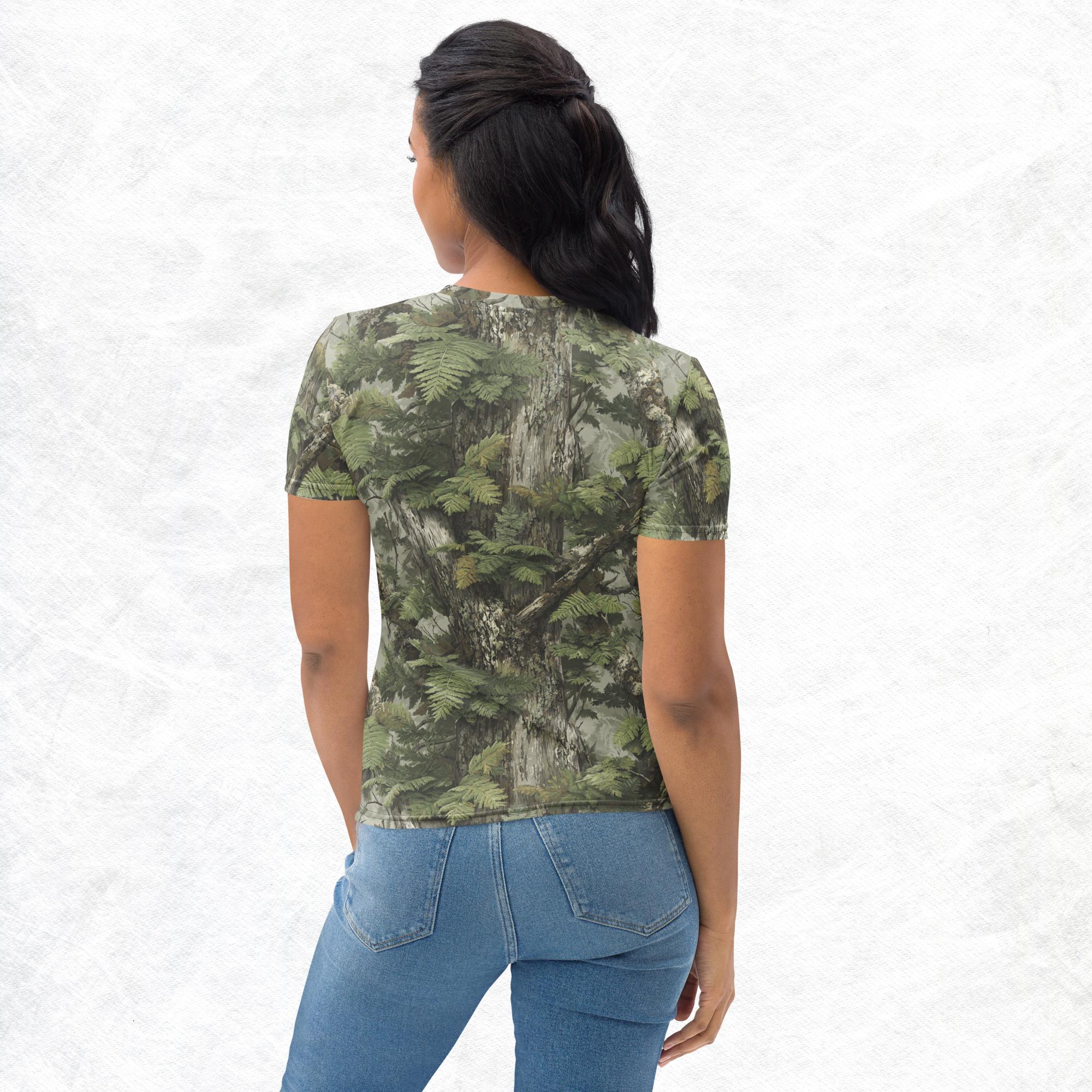 Invisiflage™ SilverFrond Camouflage — Women’s Tee - Image 2