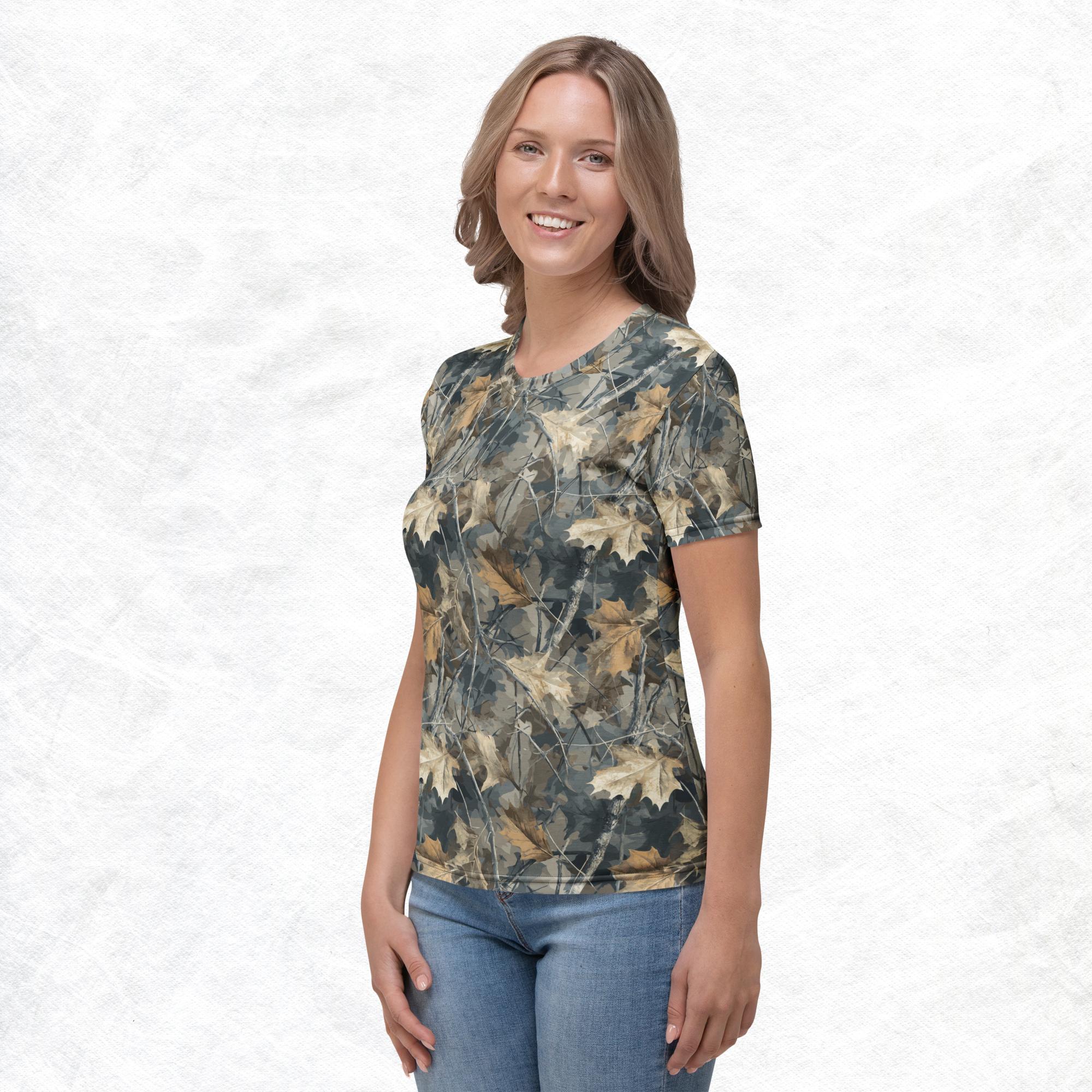 Invisiflage™ Oakenleaf Camoflage - Women’s Performance Tee Shirt - Image 3