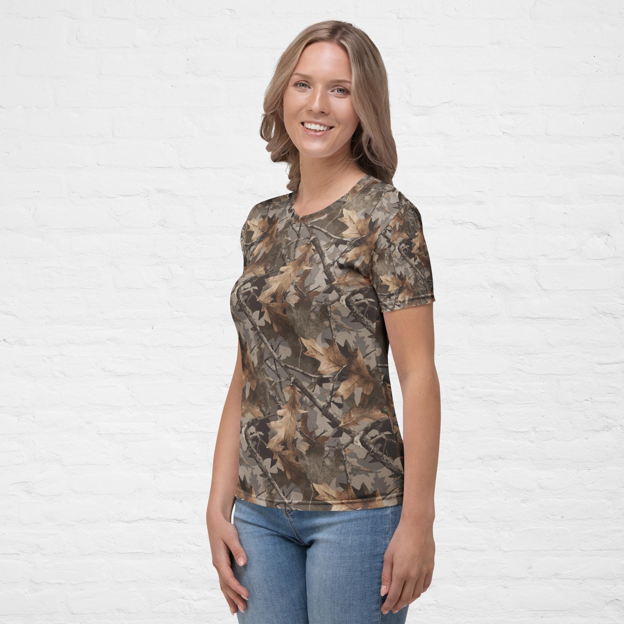 Invisiflage™ DarkenOak Camouflage — Women’s Tee - Image 3