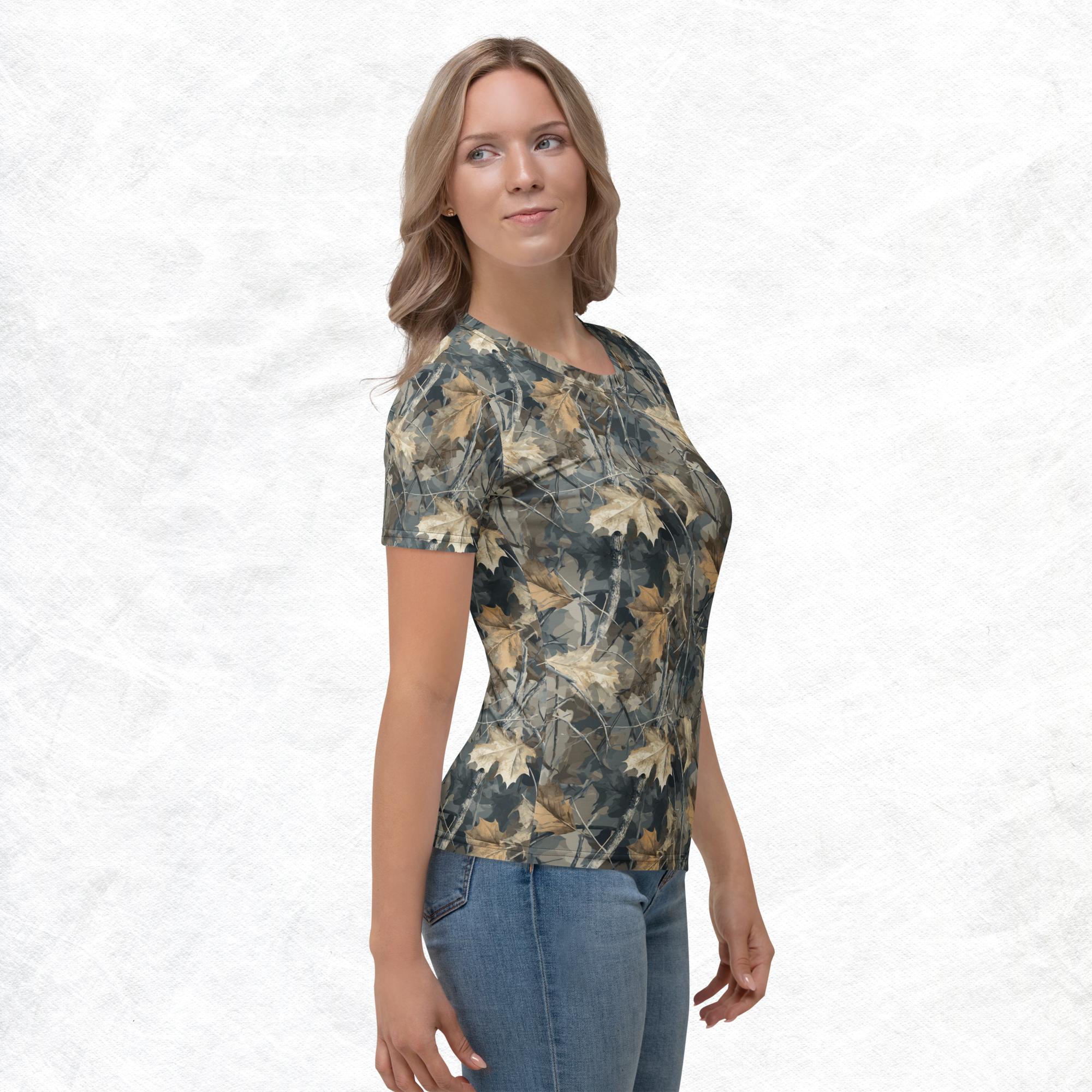 Invisiflage™ Oakenleaf Camoflage - Women’s Performance Tee Shirt - Image 4